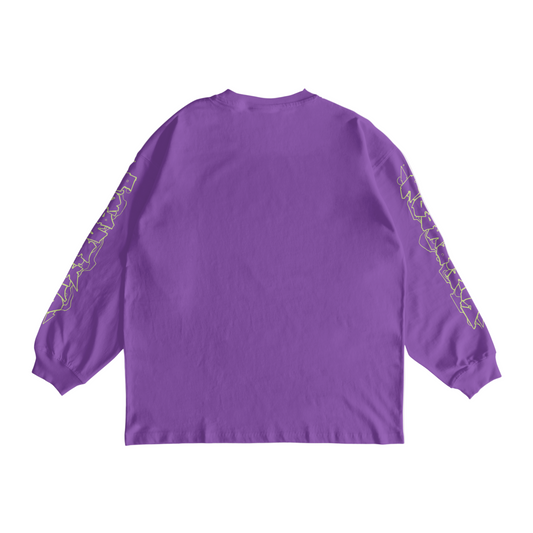 SKATER LONG SLEEVE PURPLE