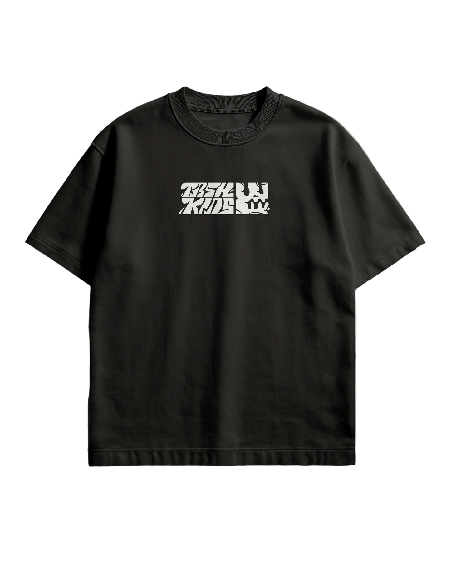 SNEK X TRSH KIDS BLACK TEE