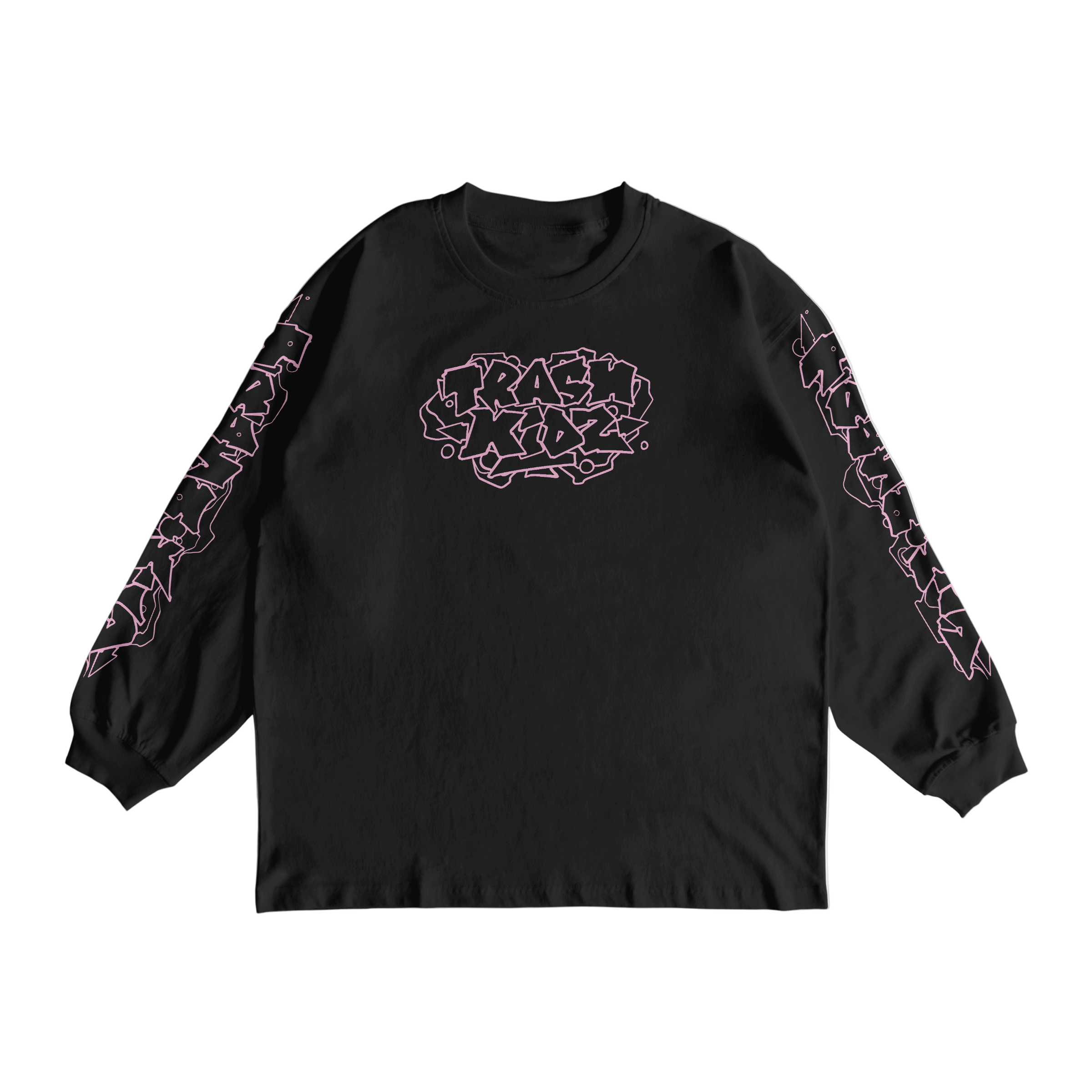 SKATER LONG SLEEVE BLACK – trashkids