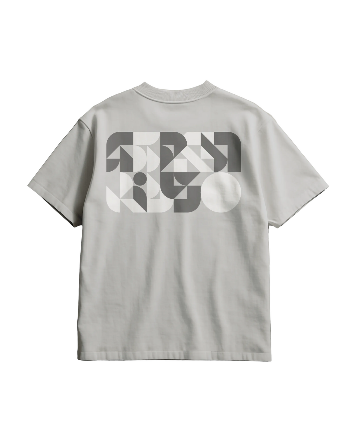Geometric Tee Grey