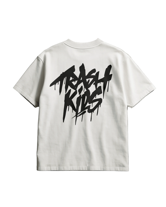 MELTING LOGO WHITE TEE