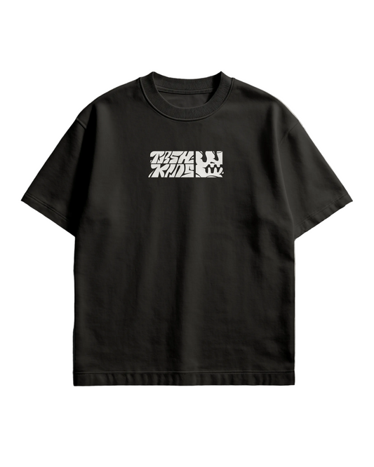 SNEK X TRSH KIDS BLACK TEE