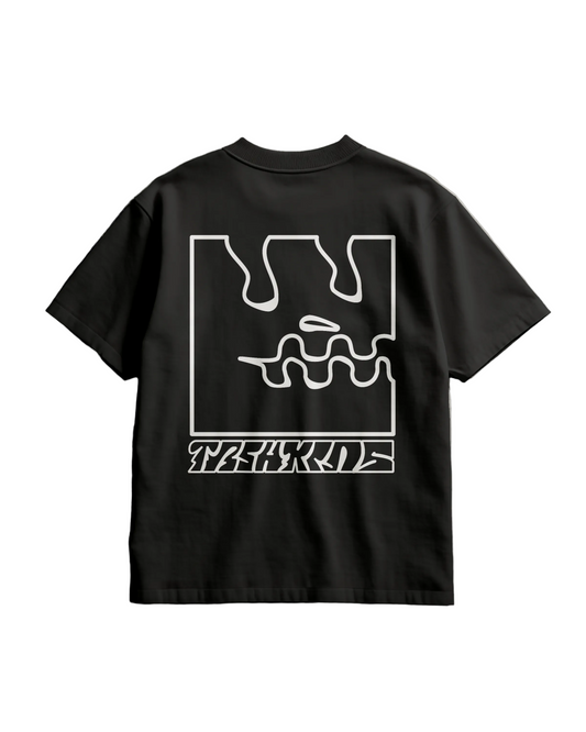 SNEK X TRSH KIDS BLACK TEE
