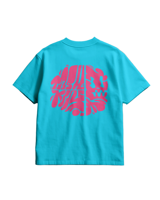 SNEK X TRSH KIDS BLUE TEE